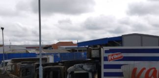 Niš: Izgorelo šest kamiona Frikoma u požaru. Nema povređenih kamioni