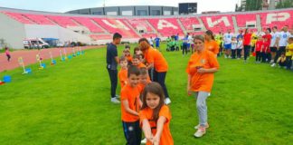 Dečije igrarije uvod u veliki slet malih Pčelica na stadionu Čair 20. Dečije igrarije na stadionu "Čair"; Foto: Žaklina Radulović