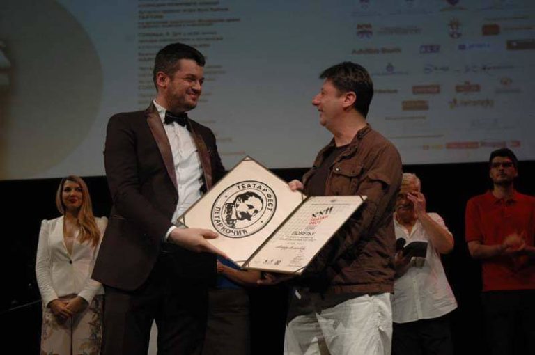 Glumac niškog teatra nagrađen za najbolji tekst na festivalu u Banjaluci