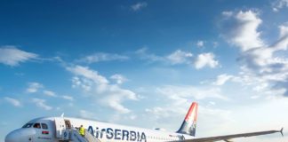 Air Serbia; Foto: Aerodrom Niš Konstantin Veliki