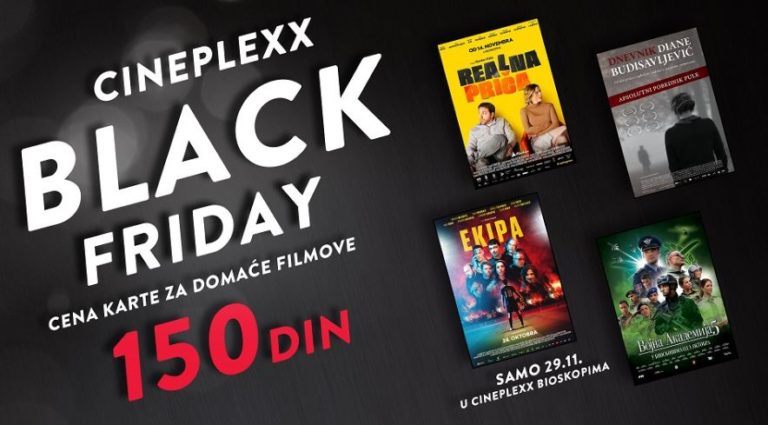 Cineplexx Niš: Najnoviji domaći filmovi po ceni ulaznice od 150 dinara