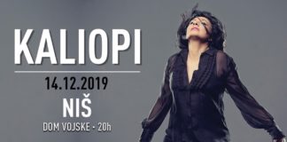 Kaliopi najavljuje koncert za pamćenje u Nišu Kaliopi ponovo u Nišu