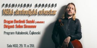 Svetski violončelista svira večeras u Nišu Premijerni koncert