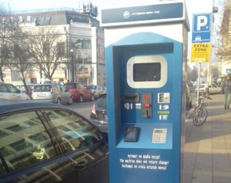 Postavljeni parkomati u Nišu: Plaćanje parkinga bez telefona