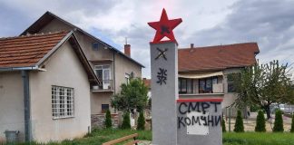 Oskrnavljen spomenik oslobodiocima u Brzom Brodu Udruženju građana "Prijatelji Brzog Broda"