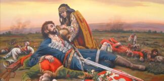Vidovdan: Verski, državni i istorijski praznik „Kosovka devojka“, delo Uroša Predića